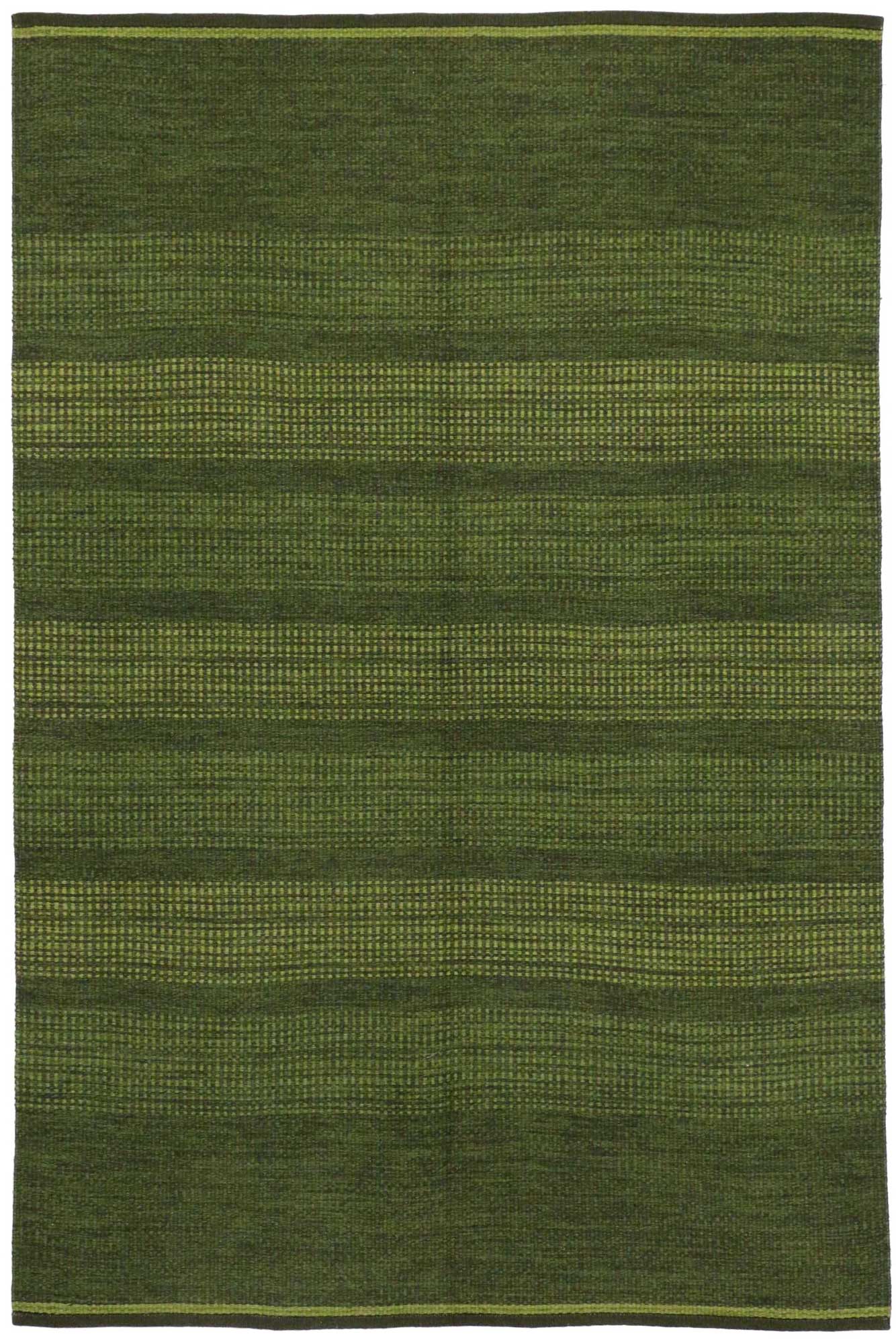 5 x 8 Vintage Green Swedish Rollakan Rug 76643