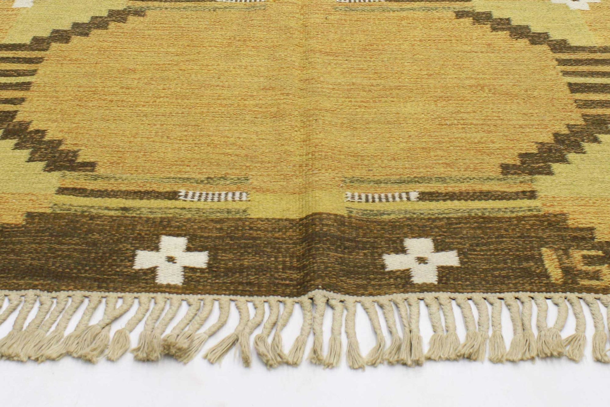 5 x 8 Ingegerd Silow Vintage Swedish Rollakan Rug 77034