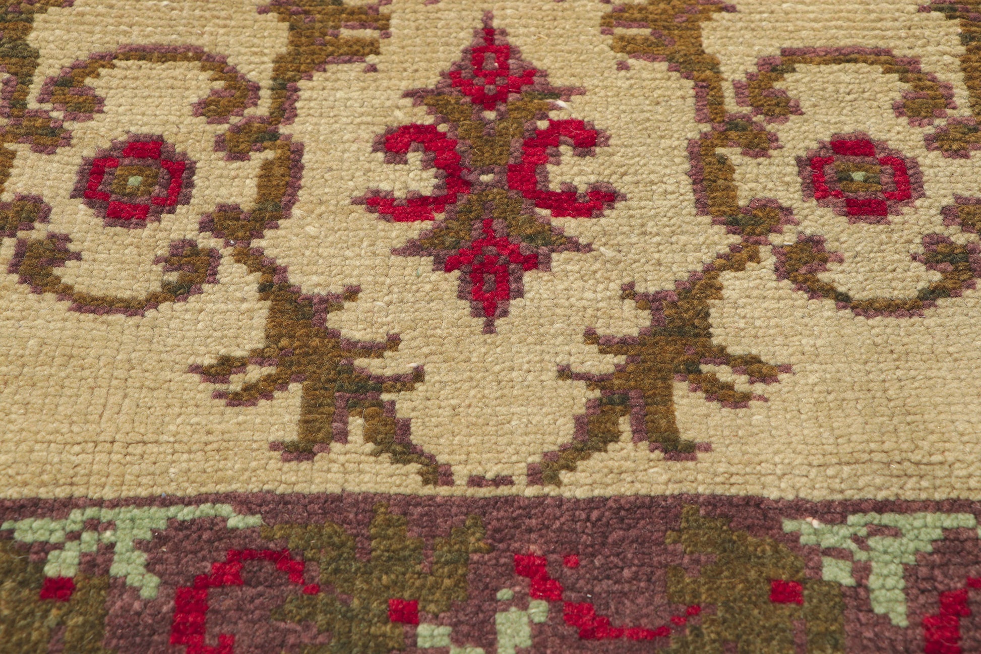 5 x 8 Vintage Turkish Oushak Rug 51671