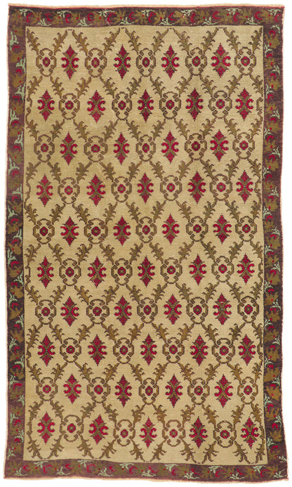 5 x 8 Vintage Turkish Oushak Rug 51671