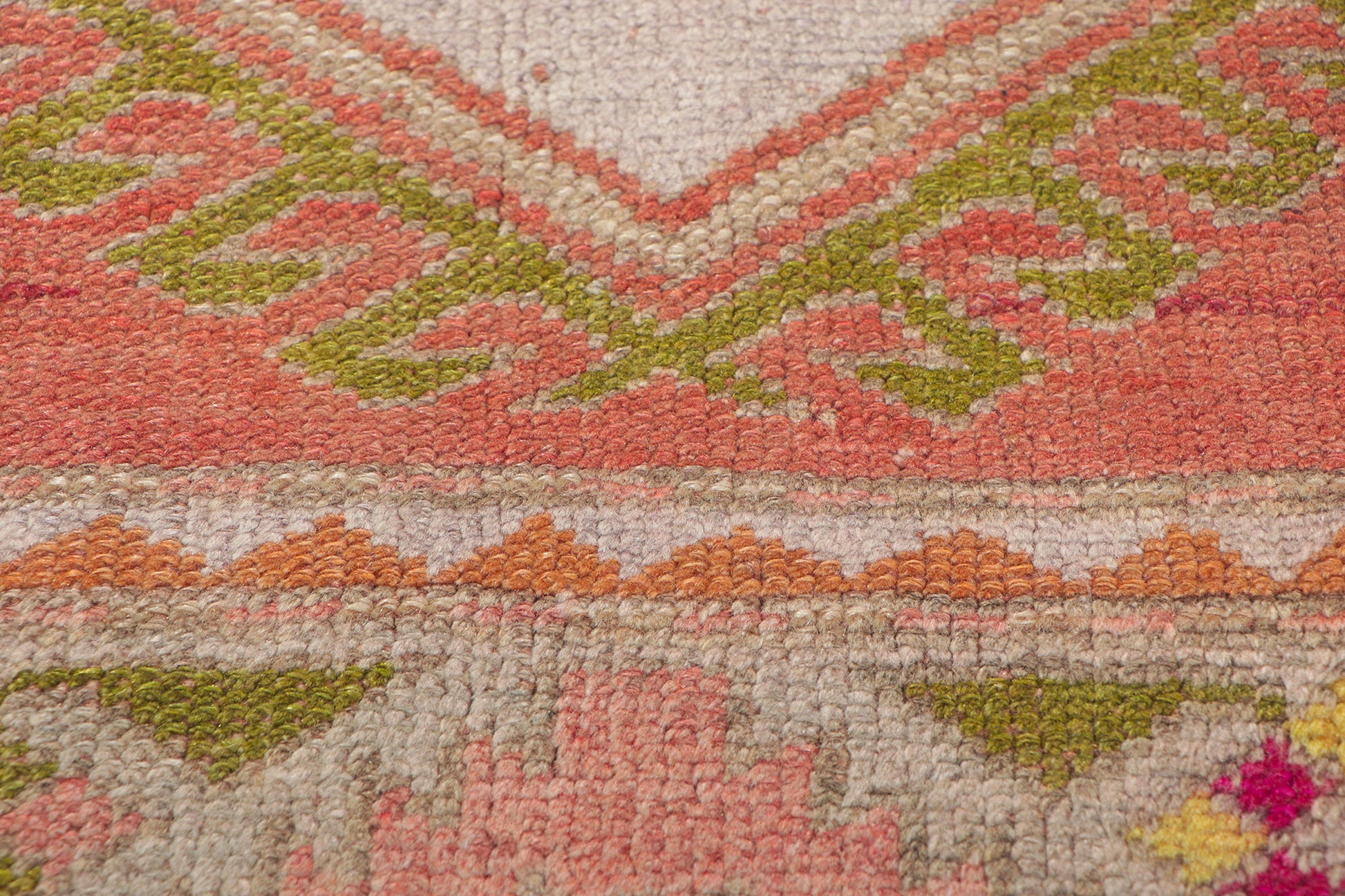 5 x 8 Vintage Turkish Oushak Rug 51804
