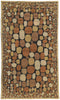 5 x 9 Vintage Swedish Relief Halv-Flossa Rug 78491