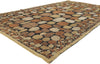 5 x 9 Vintage Swedish Relief Halv-Flossa Rug 78491