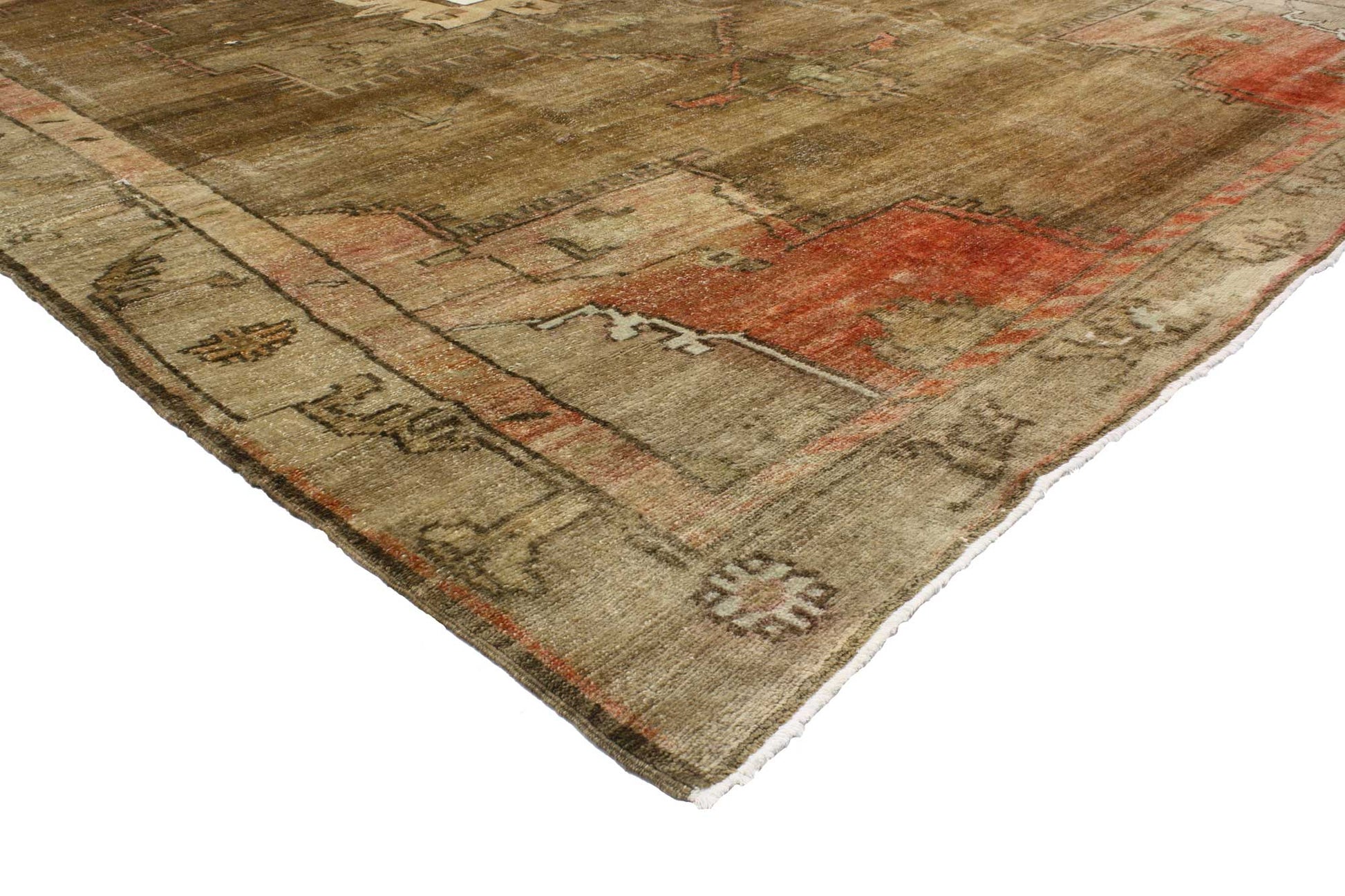 10 x 13 Vintage Oushak Rugs 50002