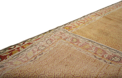 3 x 8 Vintage Turkish Oushak Runner 50006