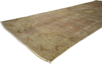4 x 11 Vintage Oushak Rugs 50014