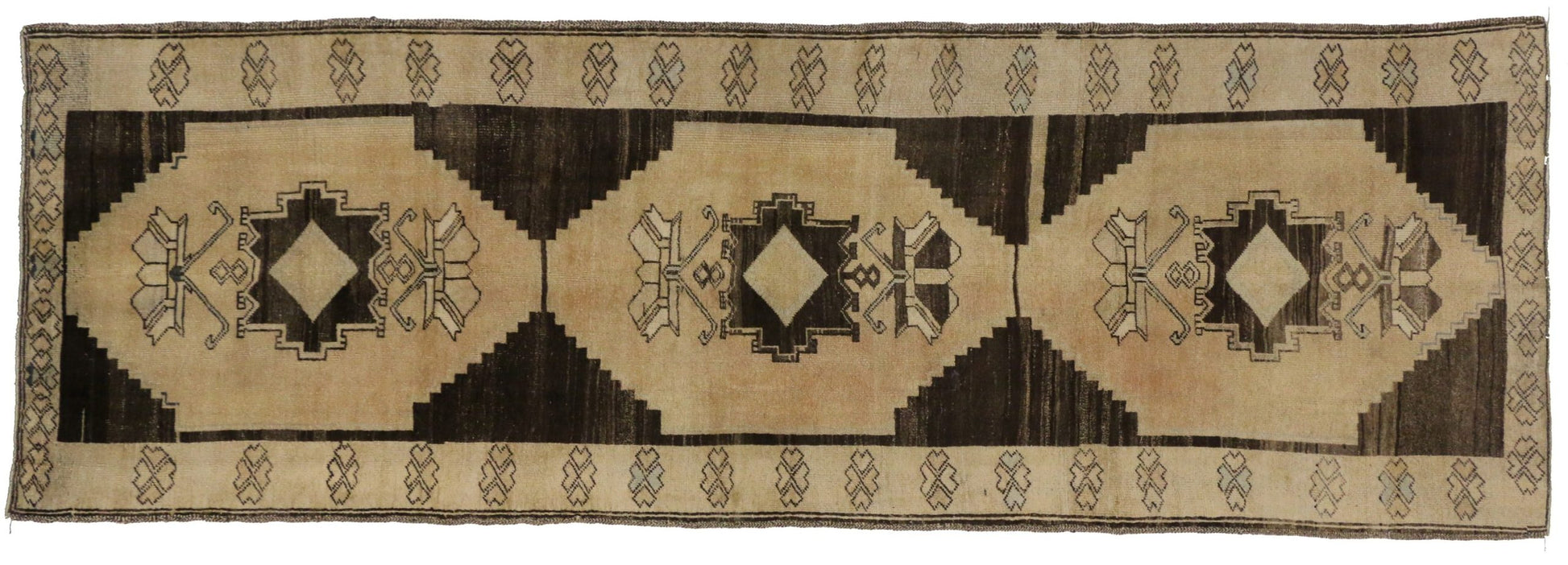 4 x 11 Vintage Oushak Rug 50020
