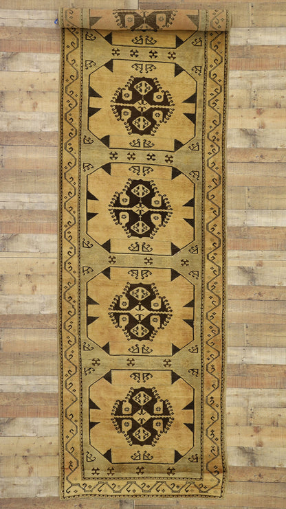 4 x 16 Vintage Oushak Rug 50047