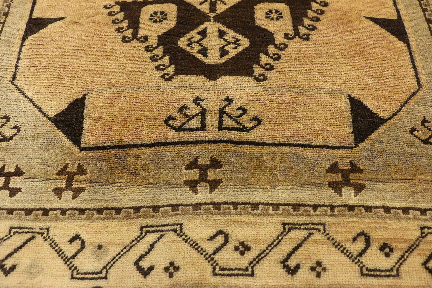 4 x 16 Vintage Oushak Rug 50047