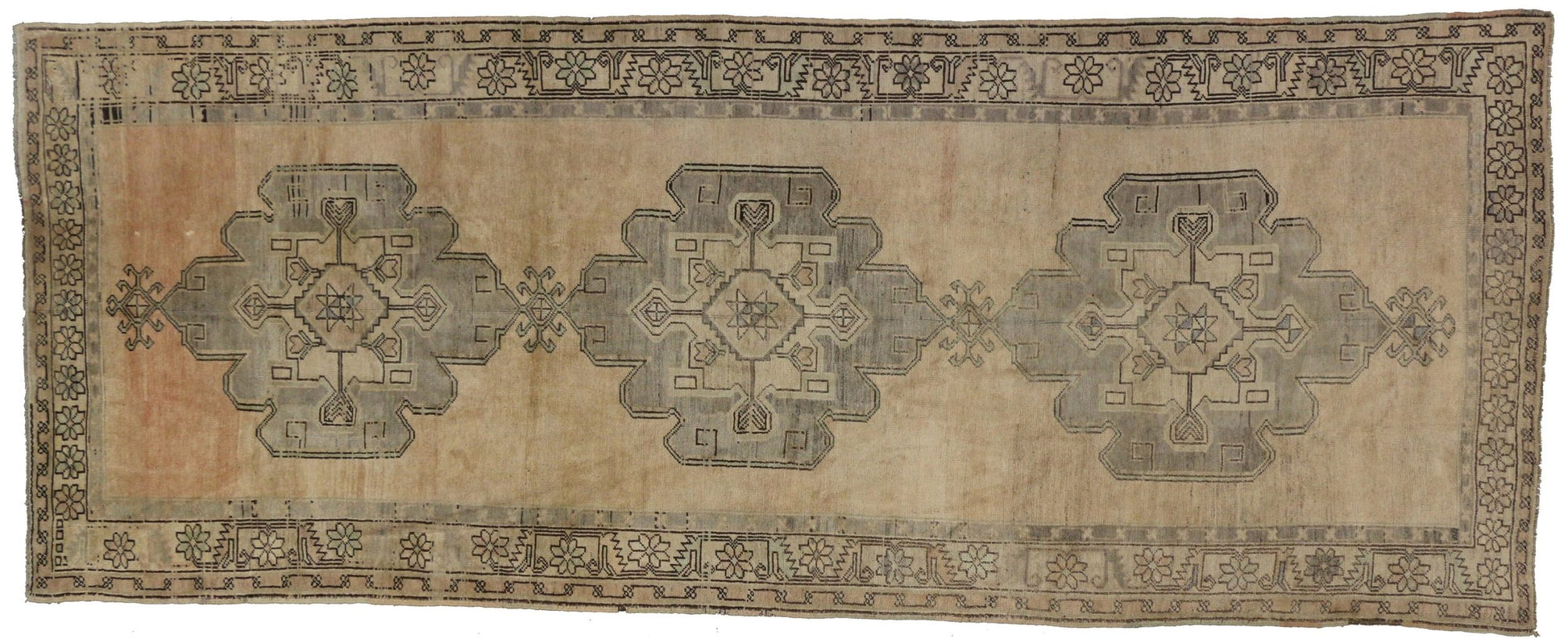 5 x 13 Antique Oushak Rug 50050