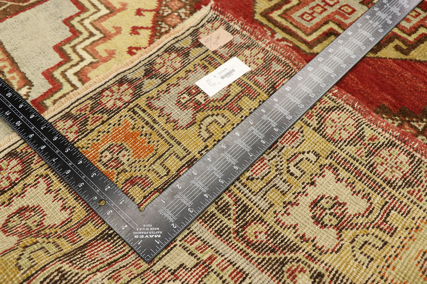 4 x 6 Vintage Turkish Oushak Rug 50058