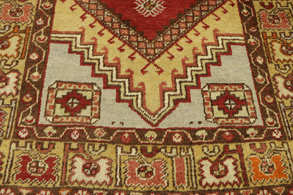 4 x 6 Vintage Turkish Oushak Rug 50058