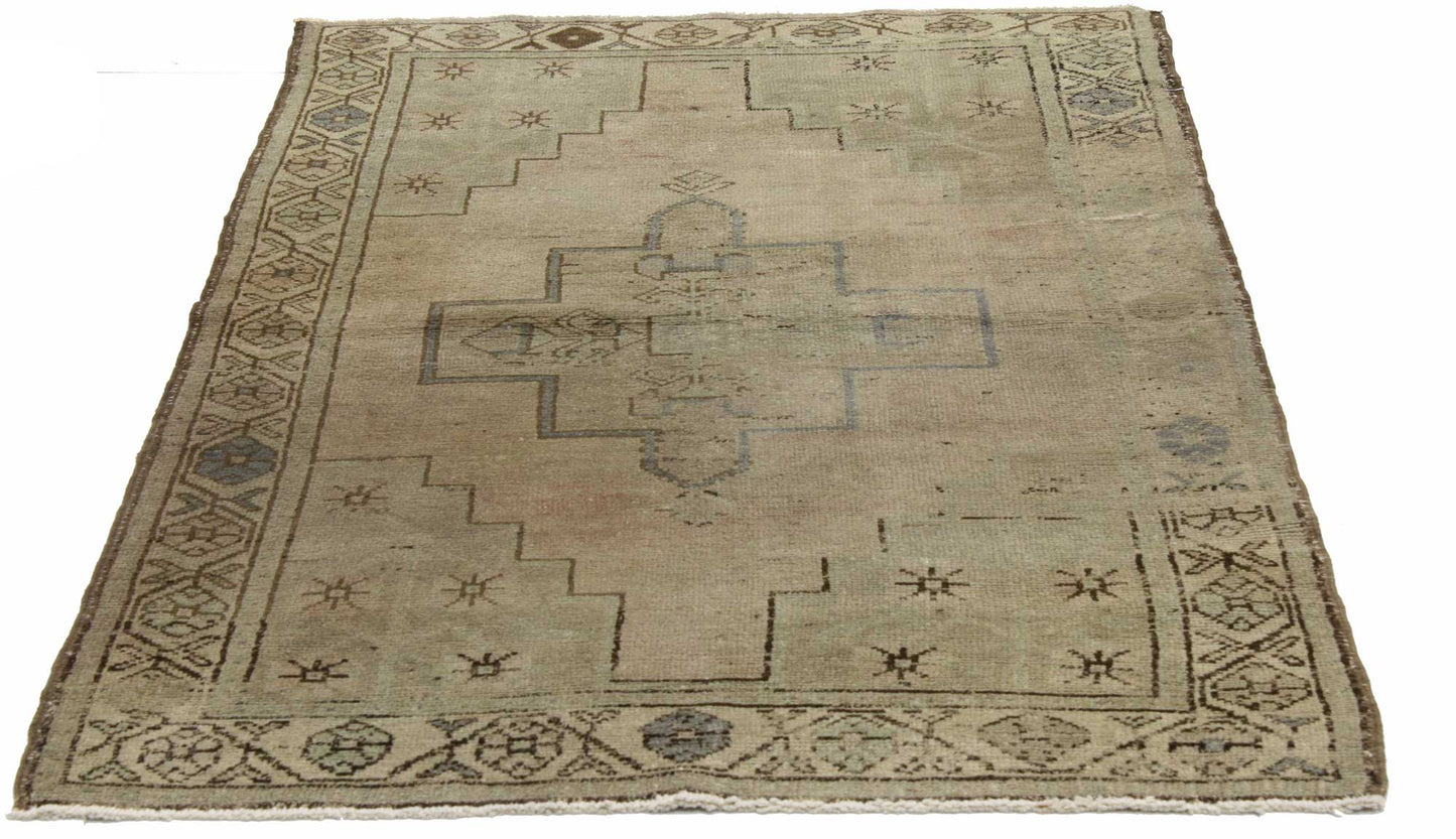 3 x 6 Vintage Oushak Rug 50061