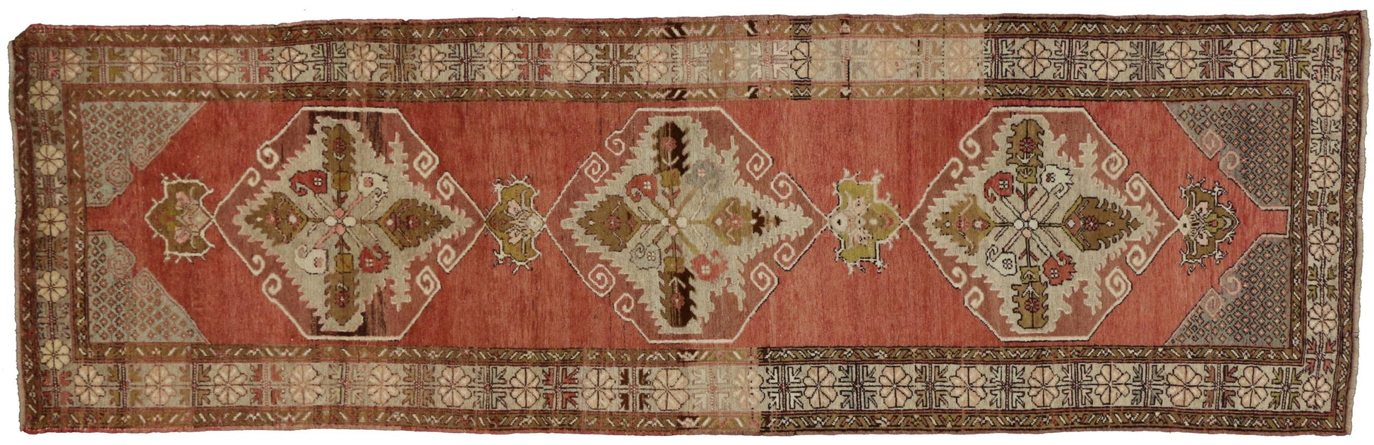 3 x 11 Vintage Oushak Rug 50064