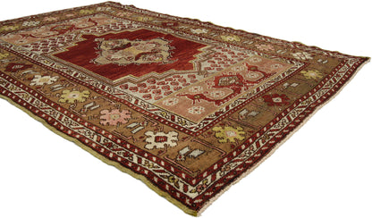3 x 5 Vintage Turkish Oushak Rug 50077