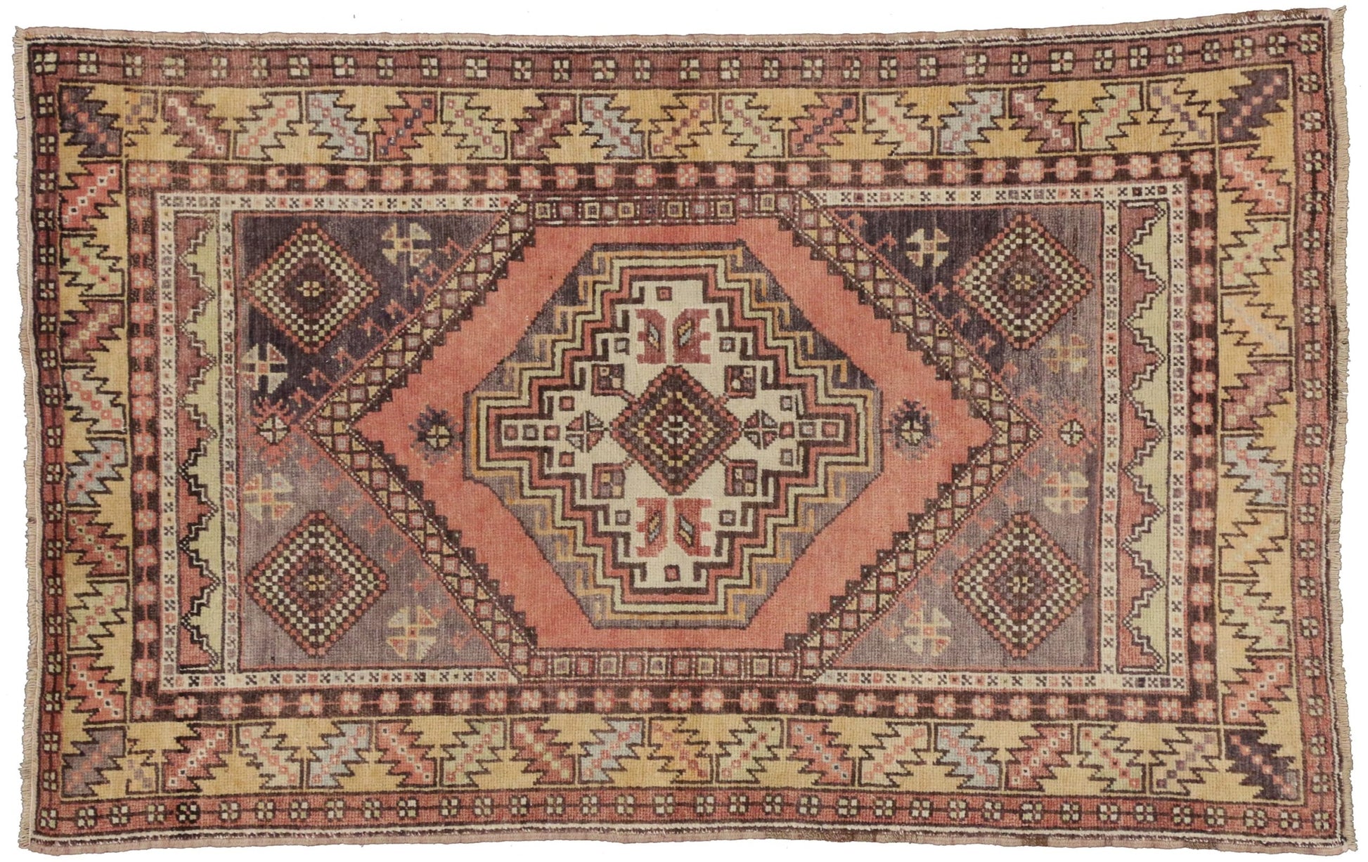 3 x 6 Vintage Oushak Rug 50079