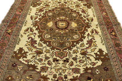 4 x 6 Vintage Turkish Oushak Rug 50094