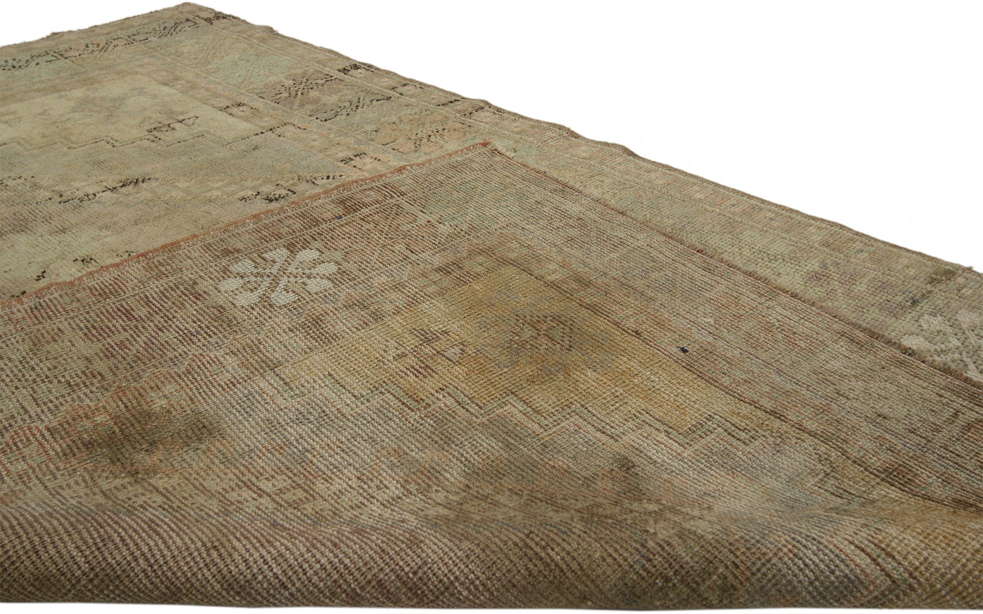 4 x 5 Vintage Oushak Rug 50102
