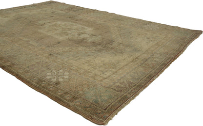 4 x 5 Vintage Oushak Rug 50102