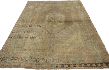 4 x 5 Vintage Oushak Rug 50102