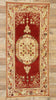 3 x 7 Vintage Turkish Oushak Rug 50104
