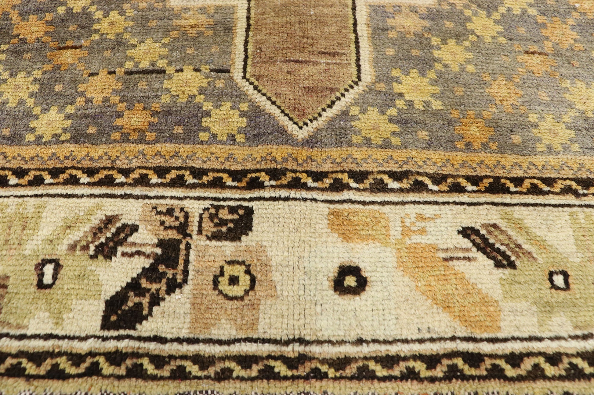 4 x 7 Vintage Turkish Oushak Rug 50105