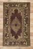 4 x 6 Vintage Turkish Oushak Rug 50112