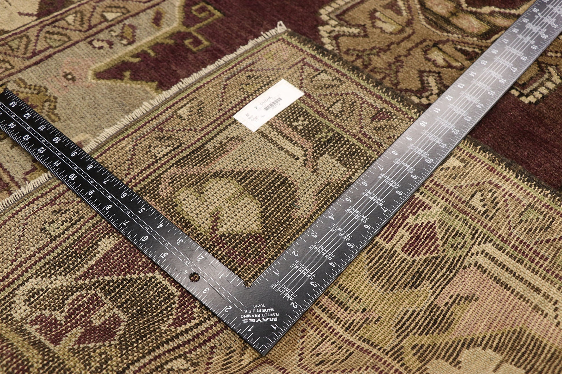 4 x 6 Vintage Turkish Oushak Rug 50112