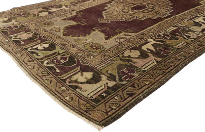 4 x 6 Vintage Turkish Oushak Rug 50112