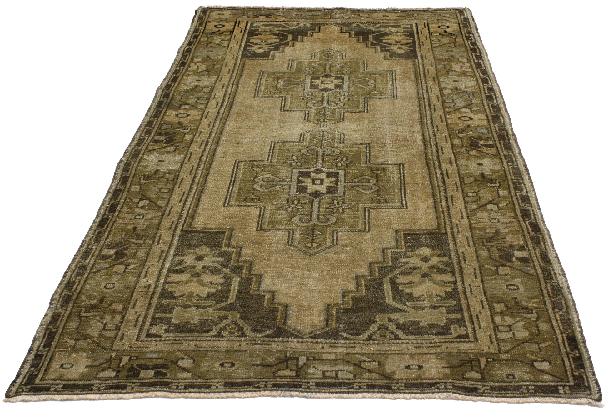 4 x 7 Vintage Oushak Rug 50113
