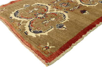 3 x 4 Vintage Turkish Oushak Rug 50116