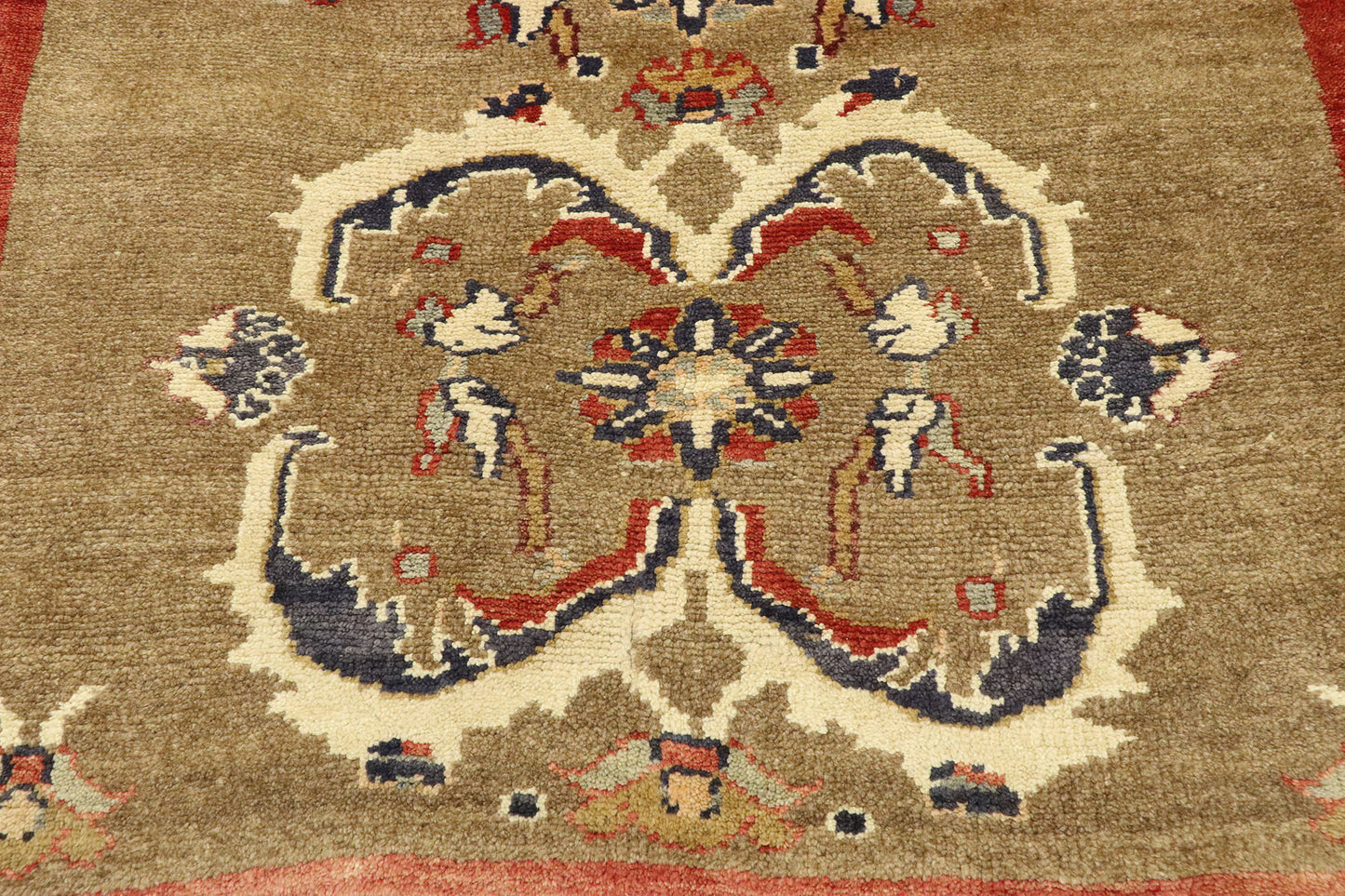 3 x 4 Vintage Turkish Oushak Rug 50116