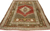 4 x 5 Vintage Turkish Oushak Rug 50121
