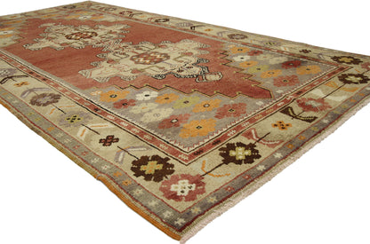 4 x 7 Vintage Oushak Rug 50122