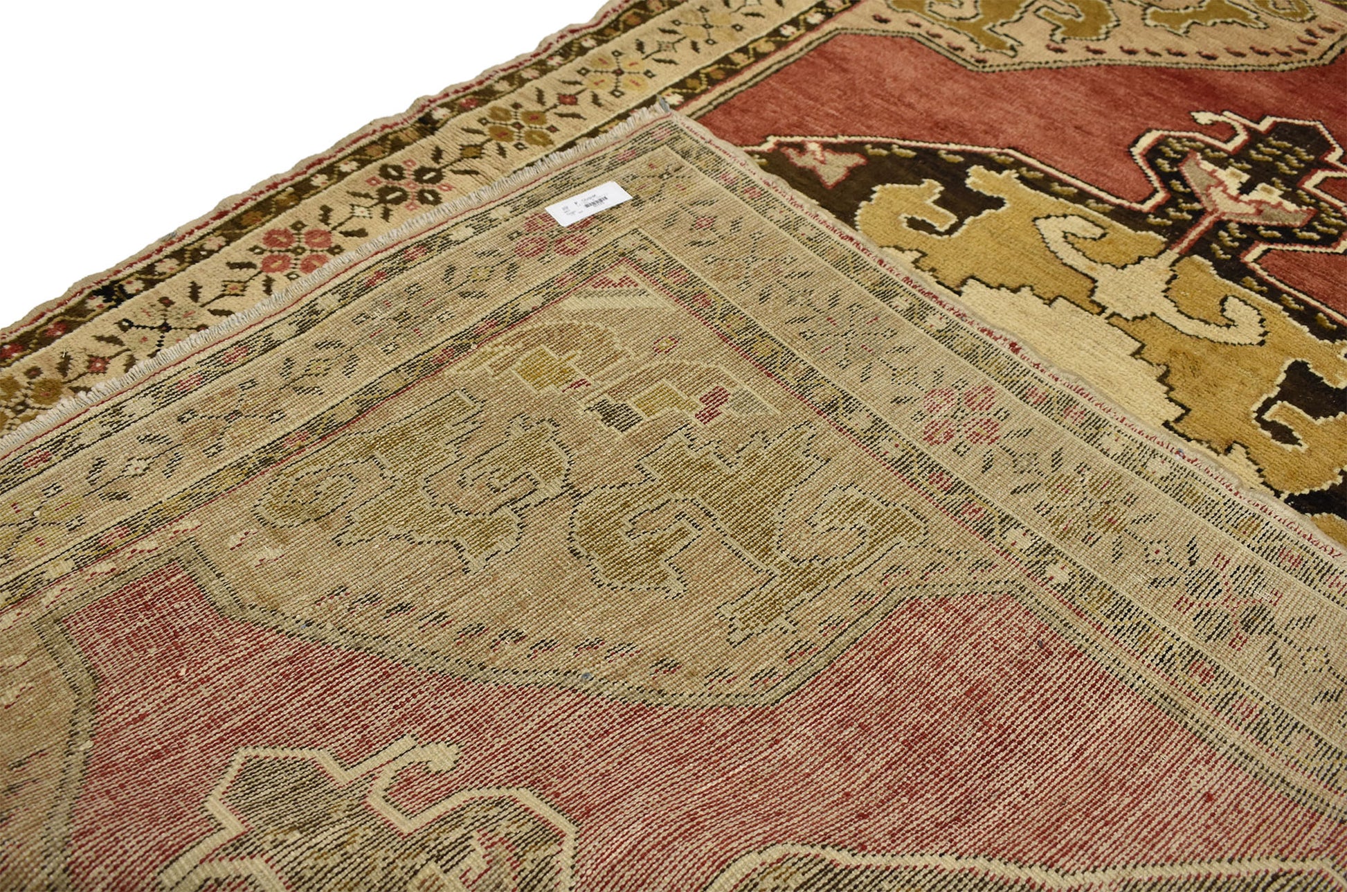 4 x 7 Vintage Turkish Oushak Rug 50123