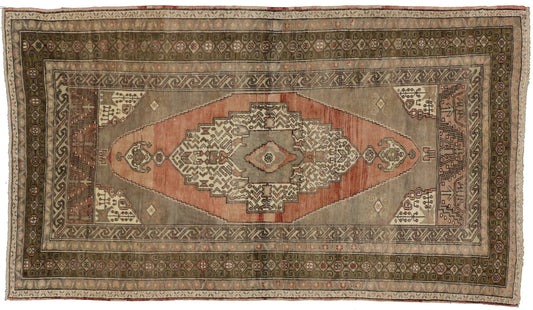 4 x 7 Vintage Oushak Rug 50131