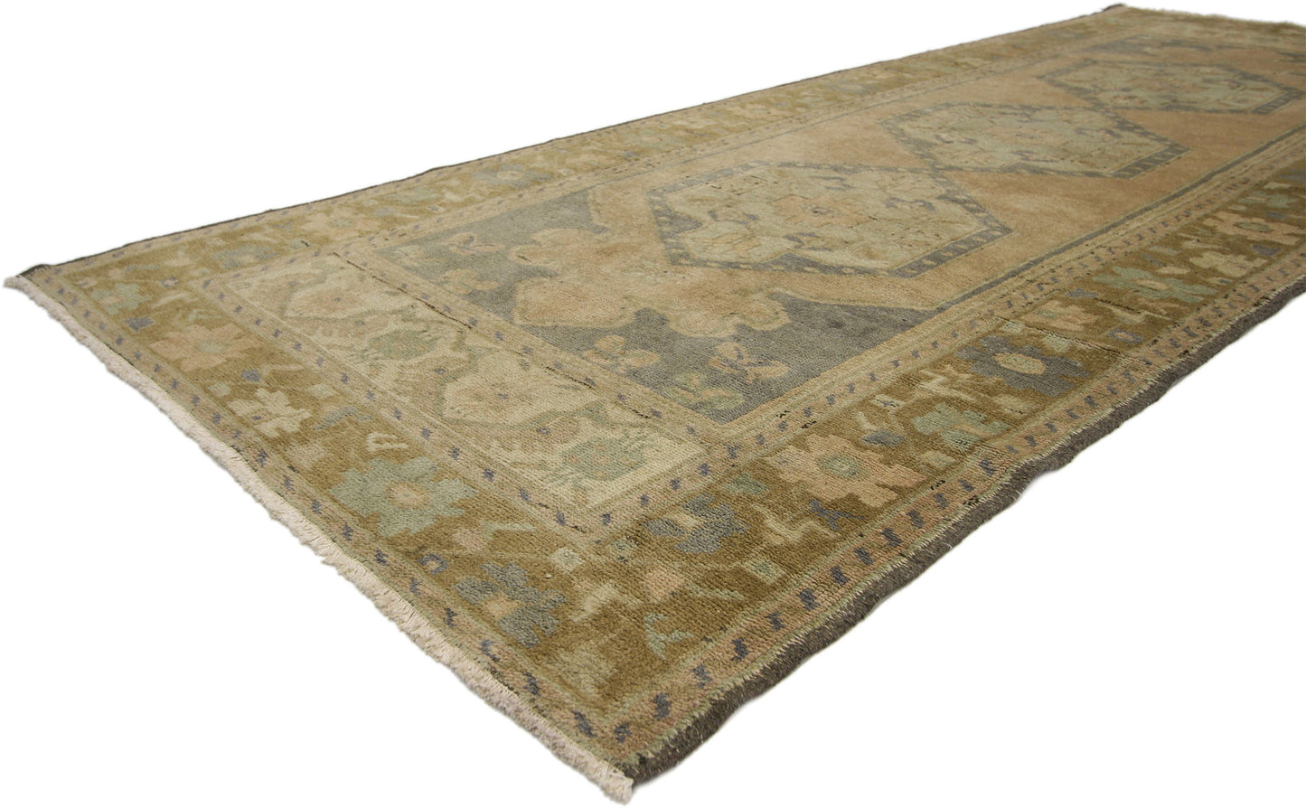 3 x 9 Vintage Oushak Rug 50140