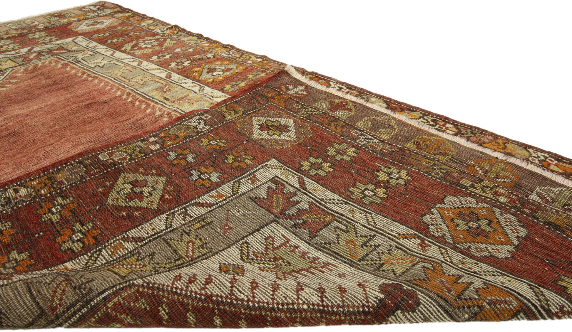 4 x 6 Vintage Oushak Rug 50147