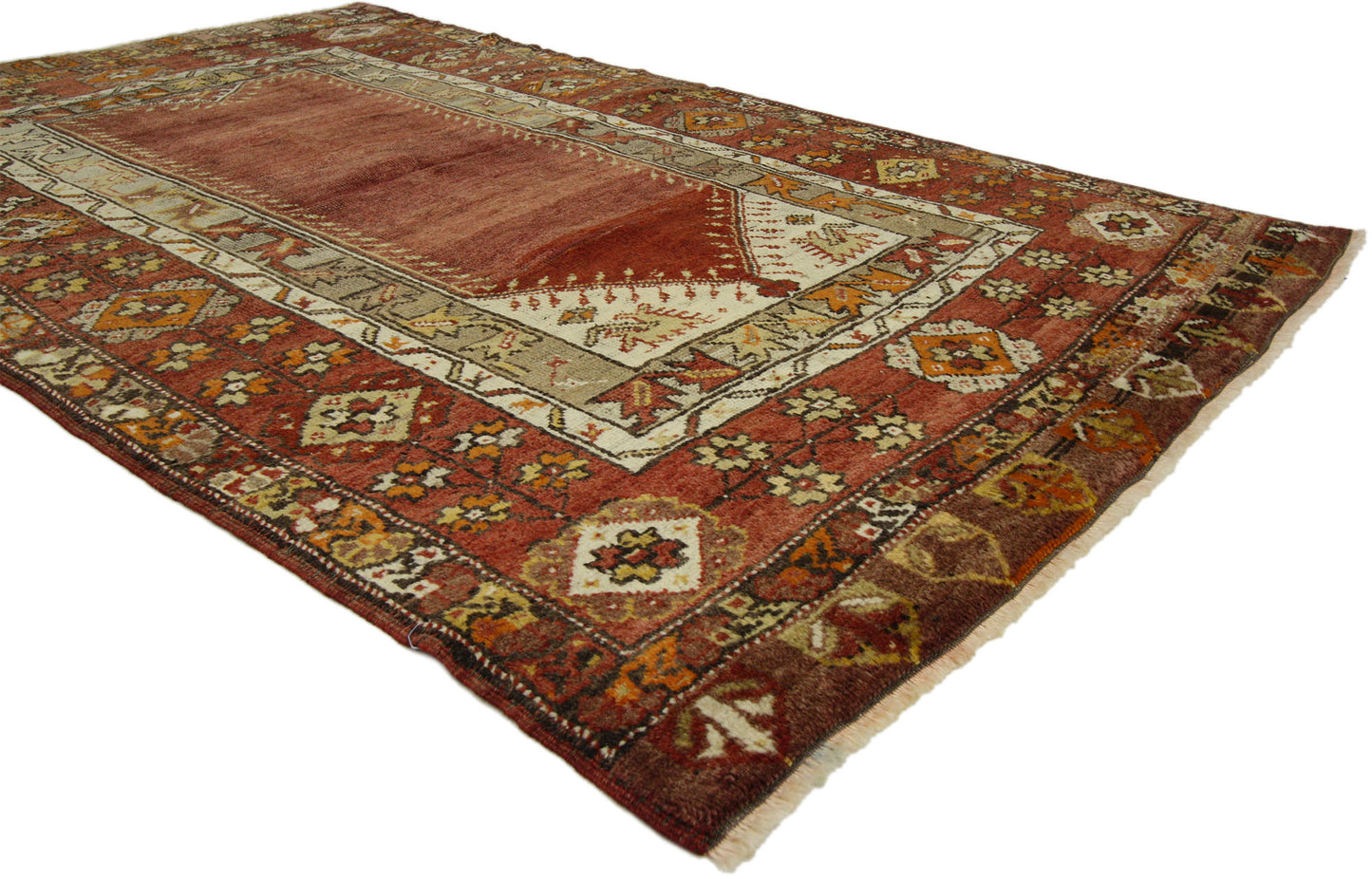4 x 6 Vintage Oushak Rug 50147