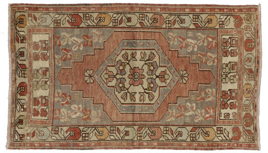 3 x 5 Vintage Oushak Rug 50154