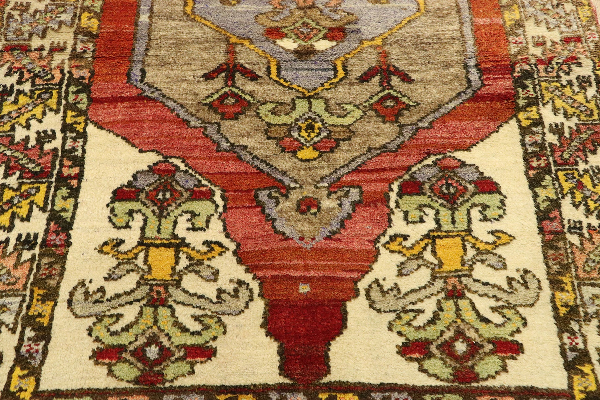 3 x 5 Vintage Turkish Oushak Rug 50163