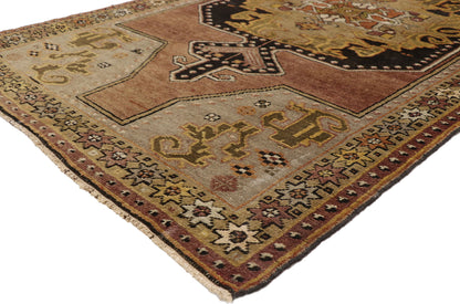 4 x 6 Vintage Turkish Oushak Rug 50164