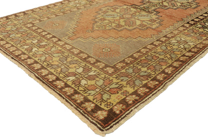 4 x 6 Vintage Turkish Oushak Rug 50172
