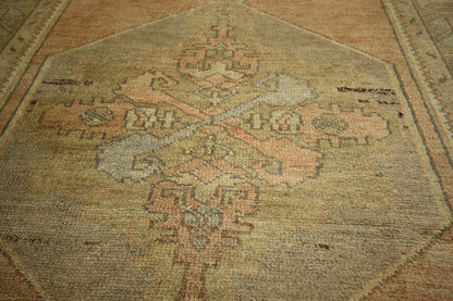 4 x 10 Vintage Turkish Oushak Rug 50184