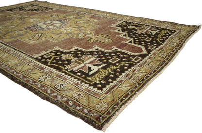 4 x 7 Vintage Turkish Oushak Rug 50187