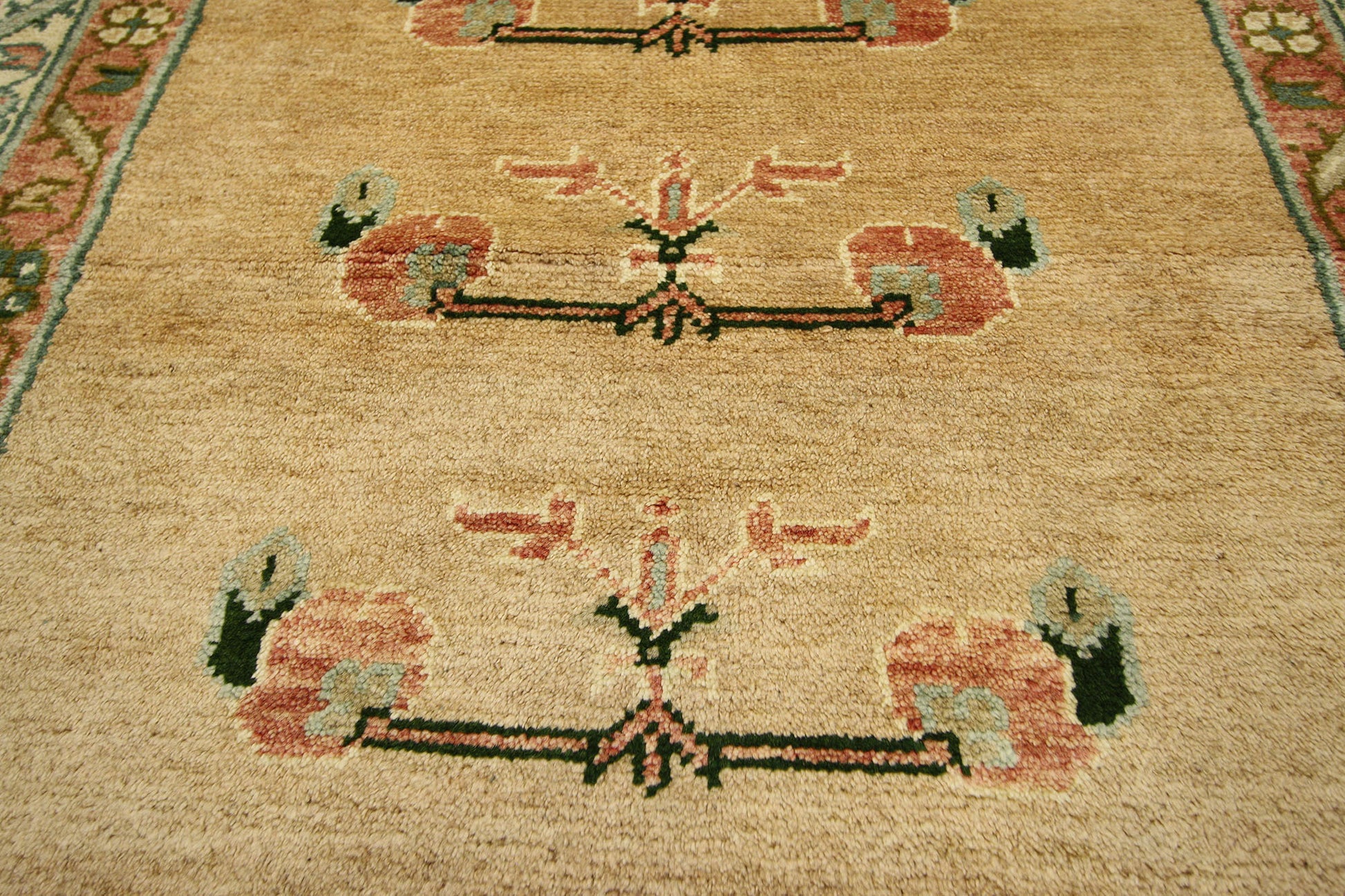 3 x 10 Vintage Turkish Oushak Runner 50189