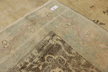 9 x 11 Vintage Turkish Oushak Rug 50213