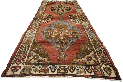 4 x 10 Vintage Turkish Oushak Rug 50228