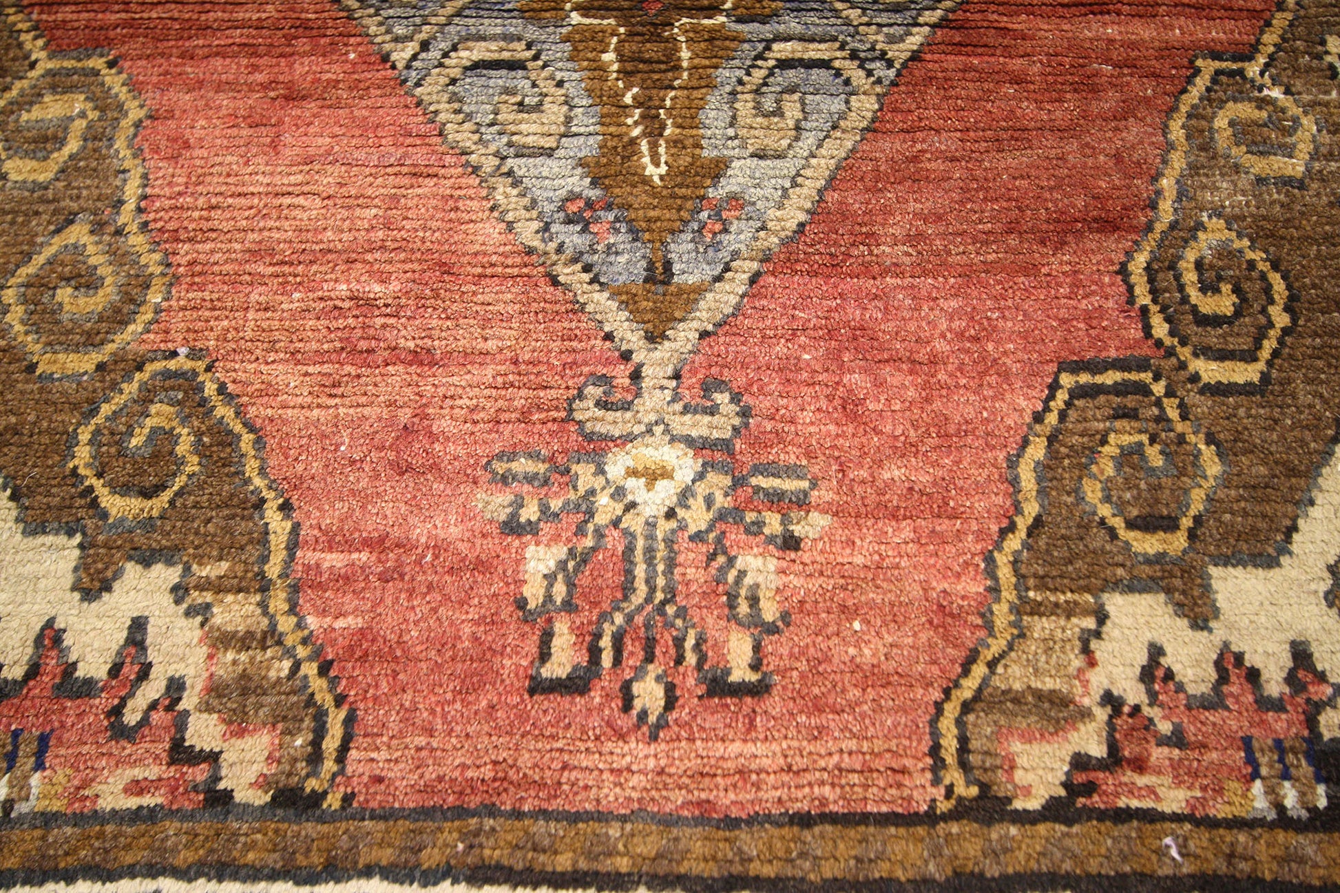 4 x 10 Vintage Turkish Oushak Rug 50228