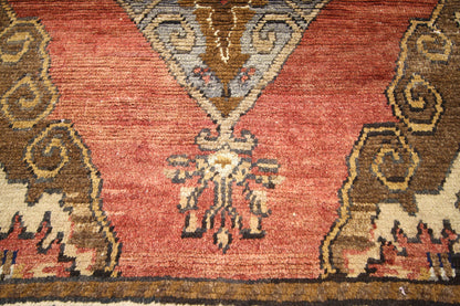 4 x 10 Vintage Turkish Oushak Rug 50228
